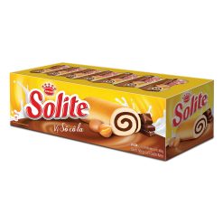 Solite Roll Sponge Cake Chocolate Flavor 360g x 12 Trays