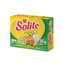 Solite Roll Sponge Cake Pandan Leaves Flavor 288g x 12 Boxes