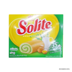 Solite Roll Sponge Cake Pandan Leaves Flavor 288g x 12 Boxes