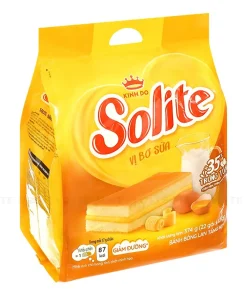 Solite Layers Sponge Cake Milk & Butter Flavor 374g x 10 Bags
