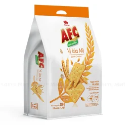 AFC Crunchy Crackers Wheat Flavor 258g x 14 Bags