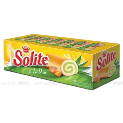 Solite Roll Sponge Cake Pandan Leaves Flavor 360g x 12 Trays