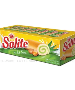Solite Roll Sponge Cake Pandan Leaves Flavor 360g x 12 Trays