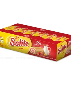 Solite Roll Sponge Cake Strawberry Flavor 360g x 12 Trays