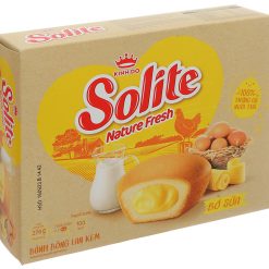 Solite Round Sponge Cake Milk & Butter Flavor 276g x 10 Boxes