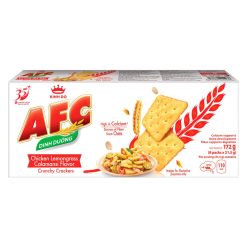 AFC Crunchy Crackers with Lemongrass and Kumquat Chicken Feet Flavor 172g x 1 Boxes