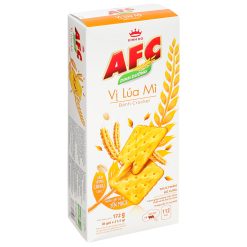 AFC Crunchy Crackers Wheat Flavor 172g x 16 Boxes