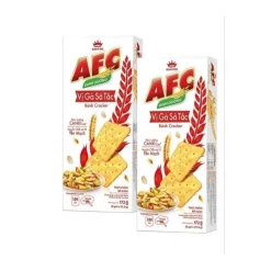 AFC Crunchy Crackers with Lemongrass and Kumquat Chicken Feet Flavor 172g x 1 Boxes
