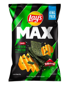 Lay's MAX Potato Snack Japanese Seaweed Flavor (New) 42g Pack