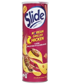 Slide Potato Chips Korean Grilled Chicken Flavored 150g x 14 Cans