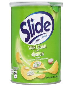 Slide Potato Chips Sour Cream & Onion Flavored 65g x 28 Cans