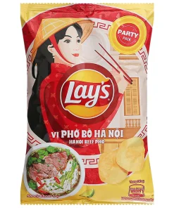 Lay's Hanoi Beef Noodle Flavor Potato Snack 52g Pack