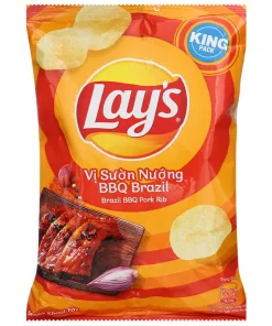 Lay's Brazilian BBQ Rib Flavor Potato Snacks 54g Pack