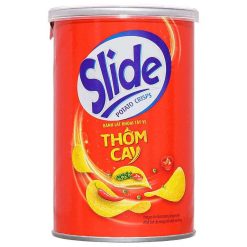 Slide Potato Chips Hot & Spicy Flavored 65g x 28 Cans