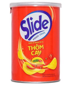 Slide Potato Chips Hot & Spicy Flavored 65g x 28 Cans