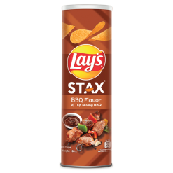 Lays Stax BBQ Flavored Potato Chips 100g