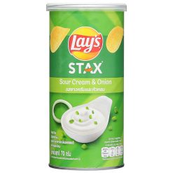 Lays Stax Sour Cream & Onion Flavored Potato Chips 65g