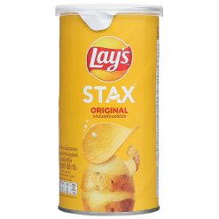 Lays Stax Potato Chips Original Flavor 65g.